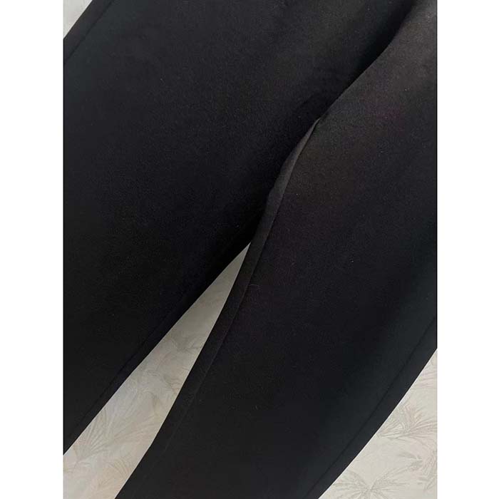 Louis Vuitton Women LV Scuba Pants Black Regular Fit 1AFFLI