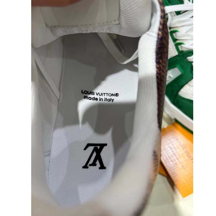 Louis Vuitton Unisex LV Trainer Sneaker Brown Ebene Damier Grained Calf Leather