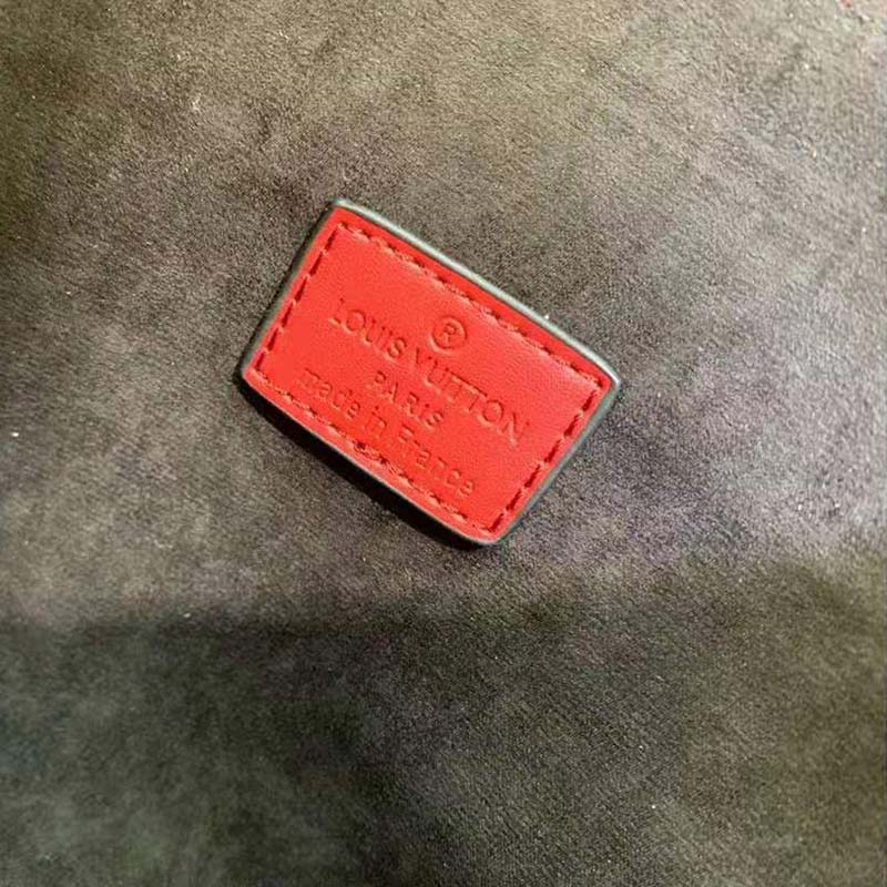 Louis Vuitton LV Women Coussin PM Handbag Wine Monogram Embossed Puffy Lambskin