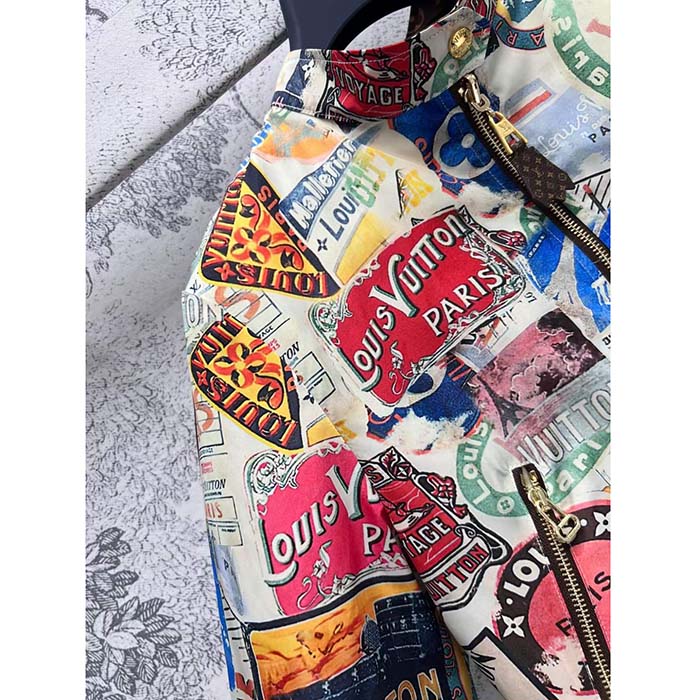 Louis Vuitton LV Women Reversible Elysee Palace Bomber Jacket Brown Double Sided