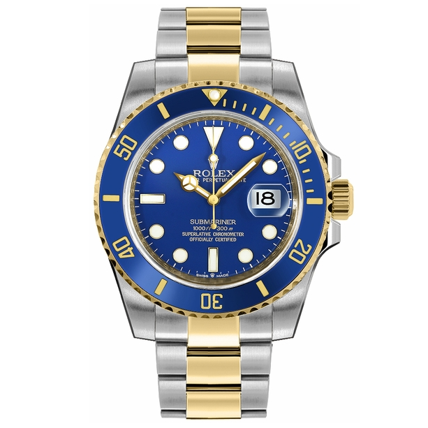 Rolex Submariner Date Blue Dial Two Tone 41mm