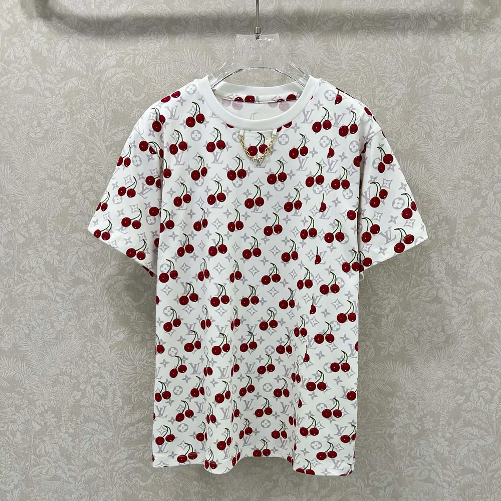 Louis Vuitton Women LV x TM Cherry T-Shirt 1AHJJ8