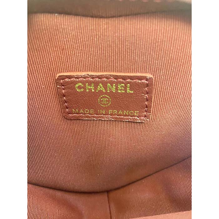 Chanel Women CC Heart Shape Bag Black Calfskin Leather Gold-Tone Metal