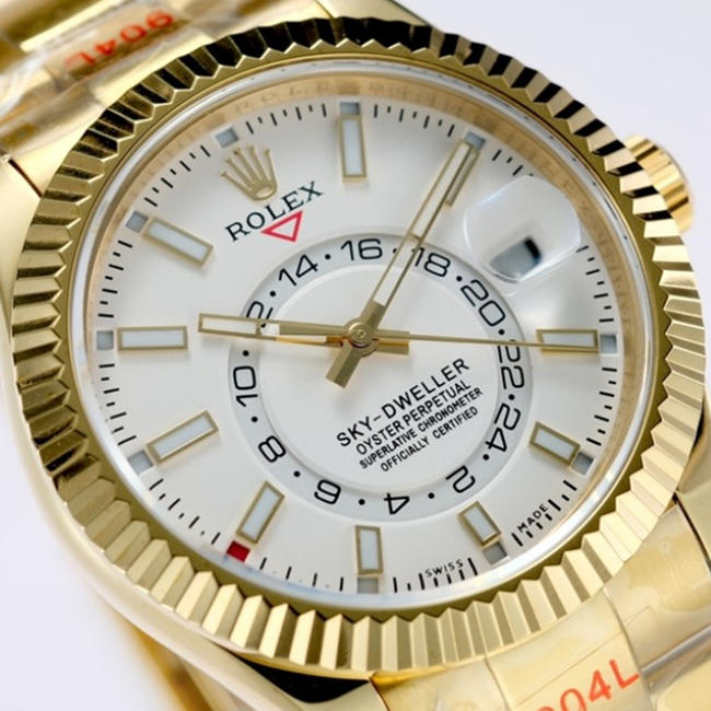 Rolex Sky Dweller White Index 42mm