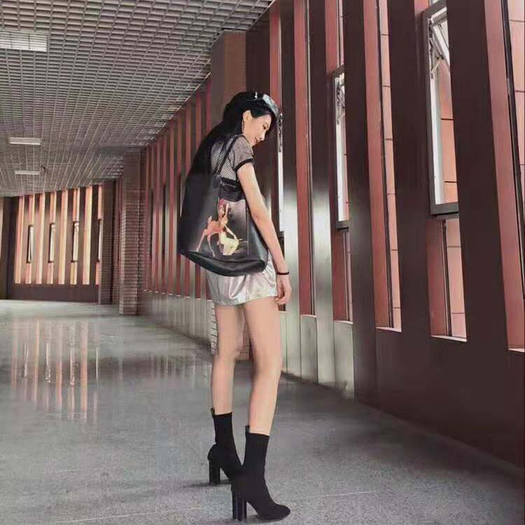 Louis Vuitton LV Women Silhouette Ankle Boot in Monogram-Embroidered Fabric-Black