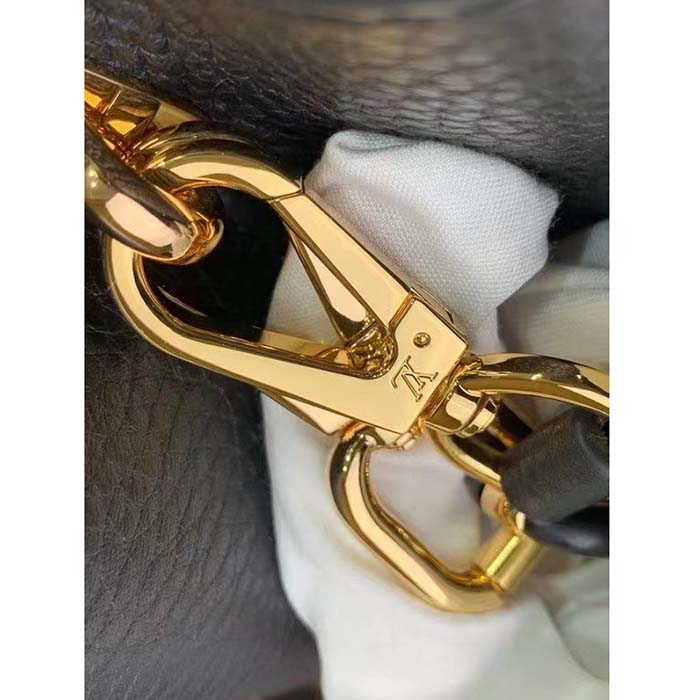 Louis Vuitton LV Women Capucines BB Handbag Black Taurillon Cowhide Leather