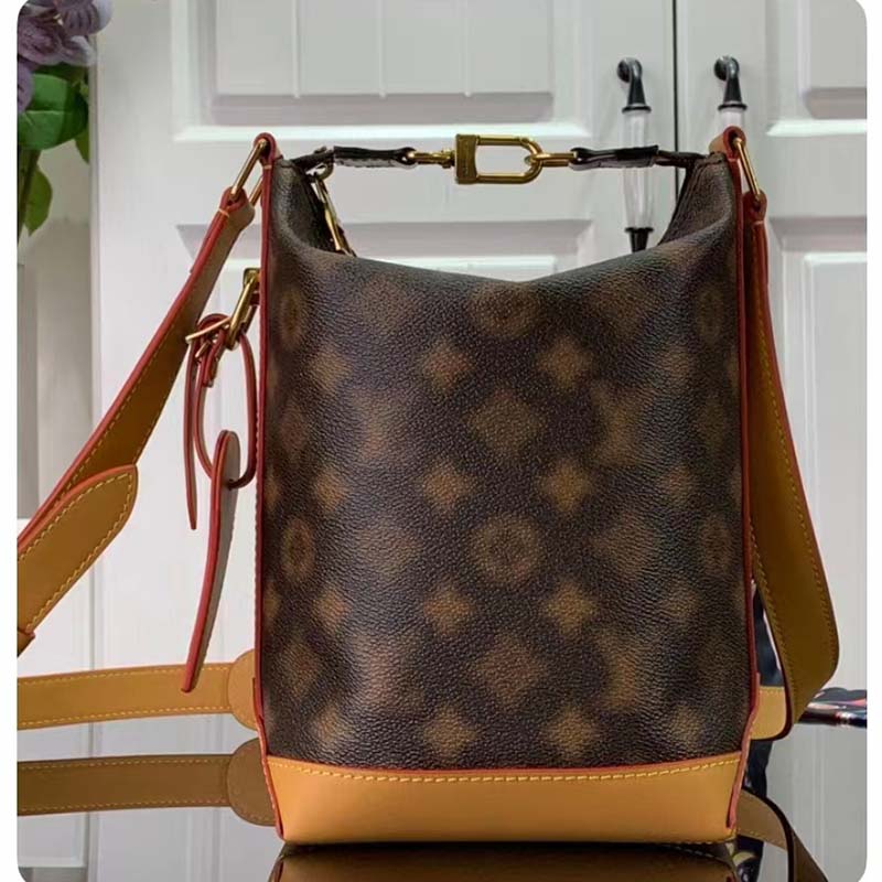 Louis Vuitton LV Unisex Hobo Cruiser PM Handbag Blurry Monogram Coated Canvas