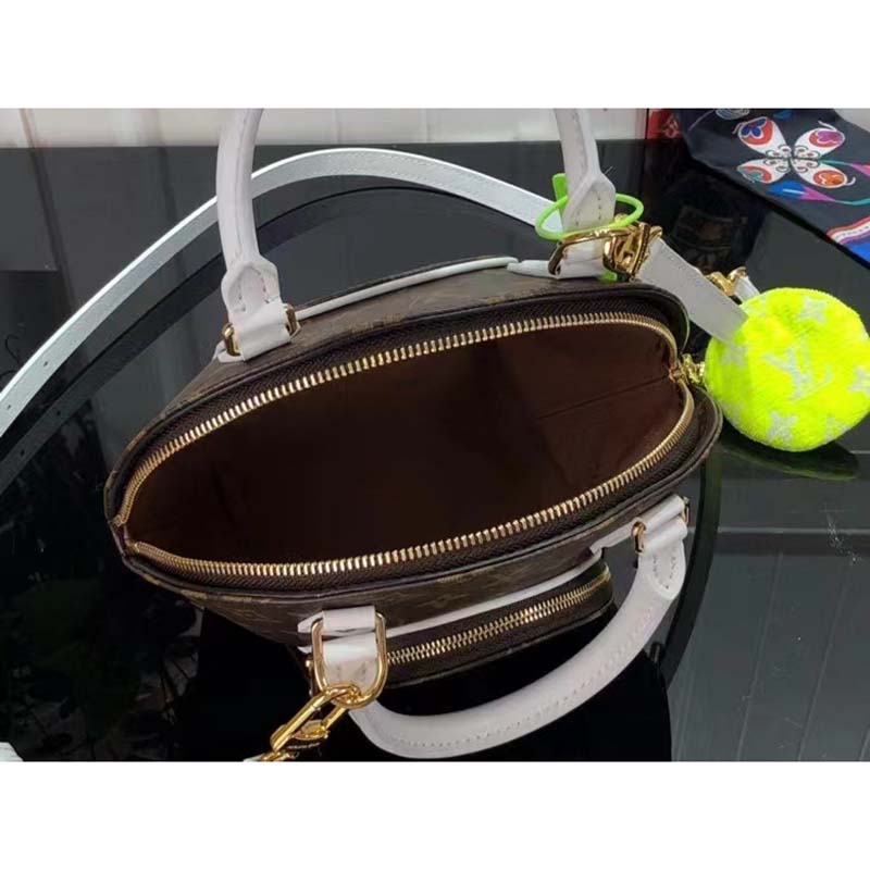 Louis Vuitton Women Ellipse BB Handbag Brown Monogram Coated Canvas Cowhide Leather