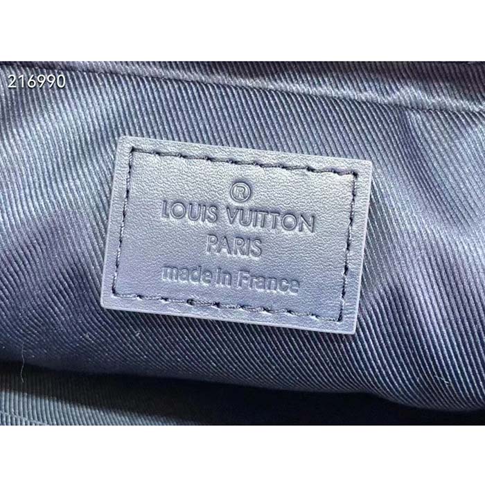 Louis Vuitton LV Unisex Trio Messenger Blue Sapphire Damier Infini Cowhide Leather