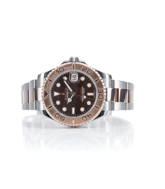 Rolex Yacht-Master 37 Steel and Everose Gold Rolesor Yacht-Master 37 Watch - Black Dial - Oyster Bracelet 268621