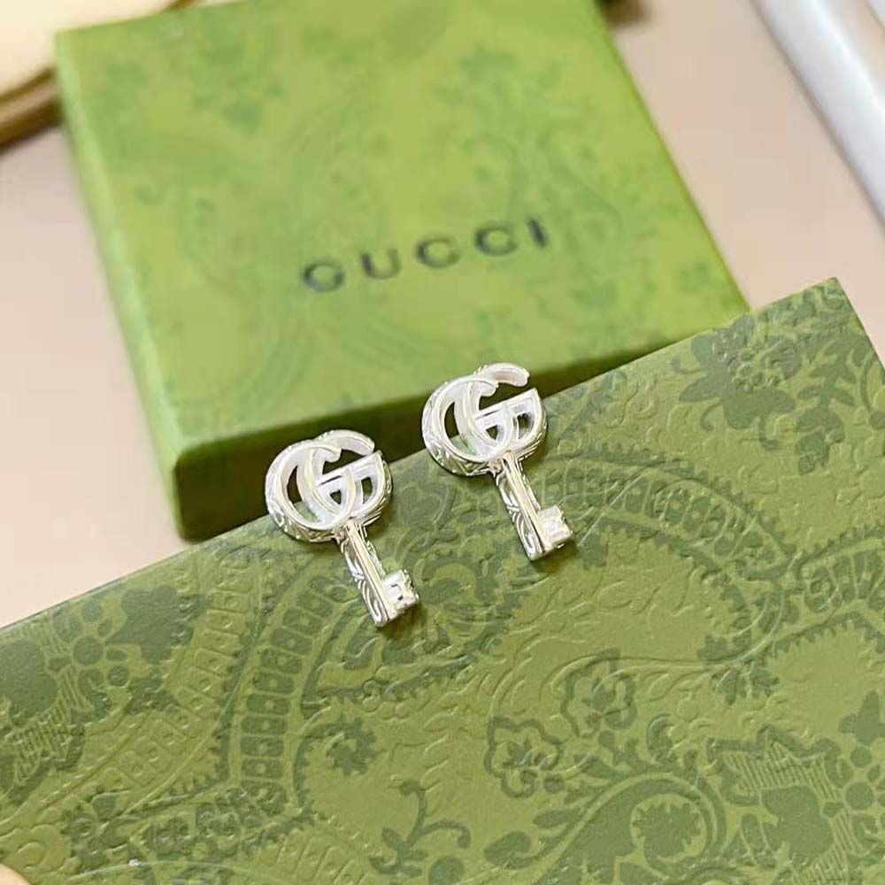 Gucci Women GG Marmont Key Earrings
