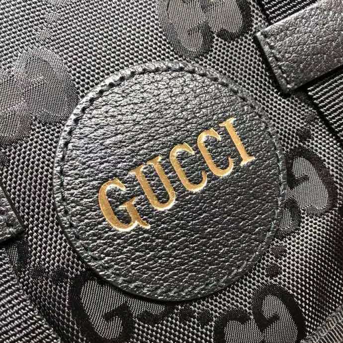 Gucci Unisex Gucci Off The Grid Backpack Black GG Nylon