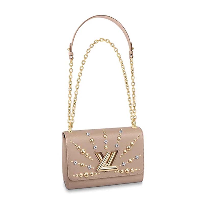 Louis Vuitton LV Women Twist MM Chain Bag in Epi Leather