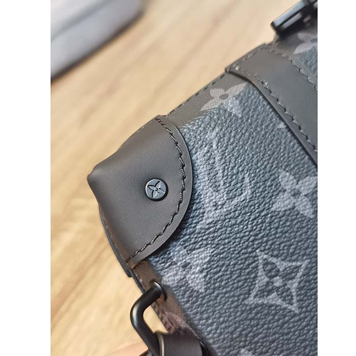 Louis Vuitton LV Unisex Soft Trunk Wearable Wallet Black Monogram Eclipse Coated Canvas