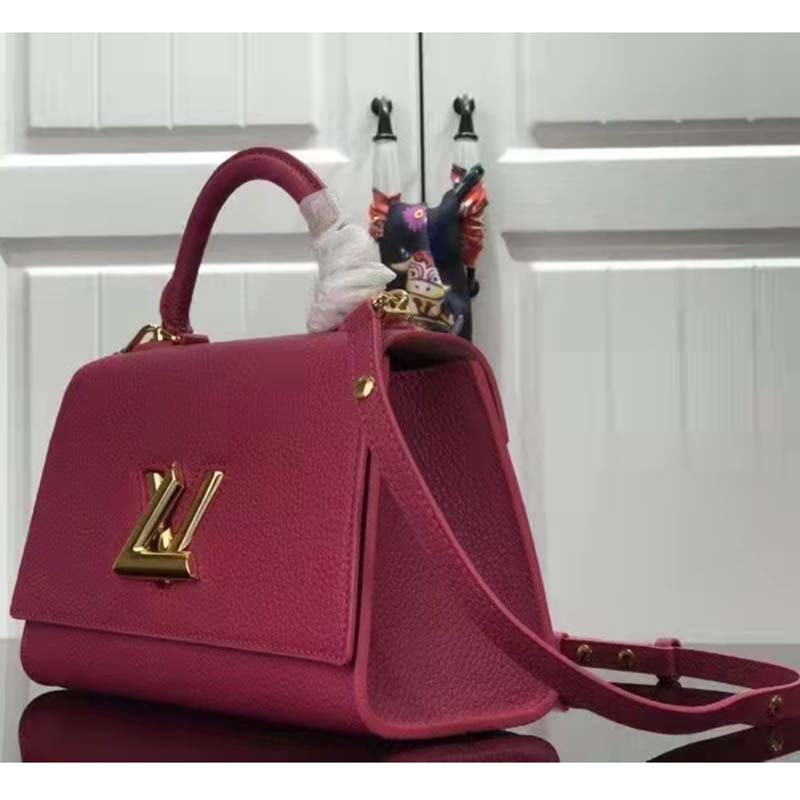 Louis Vuitton LV Women Twist One Handle BB Handbag Dragon Fruit Pink Taurillon
