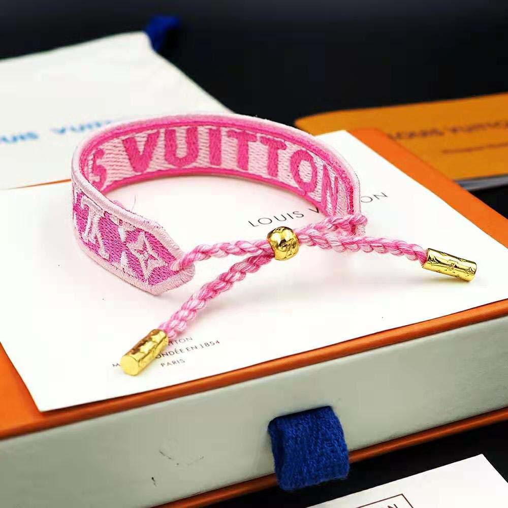 Louis Vuitton Women LV Buddy Bracelet-Pink