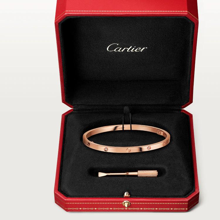 CARTIER CARTIER LOVE BRACELET, SMALL MODEL, 6 DIAMONDS