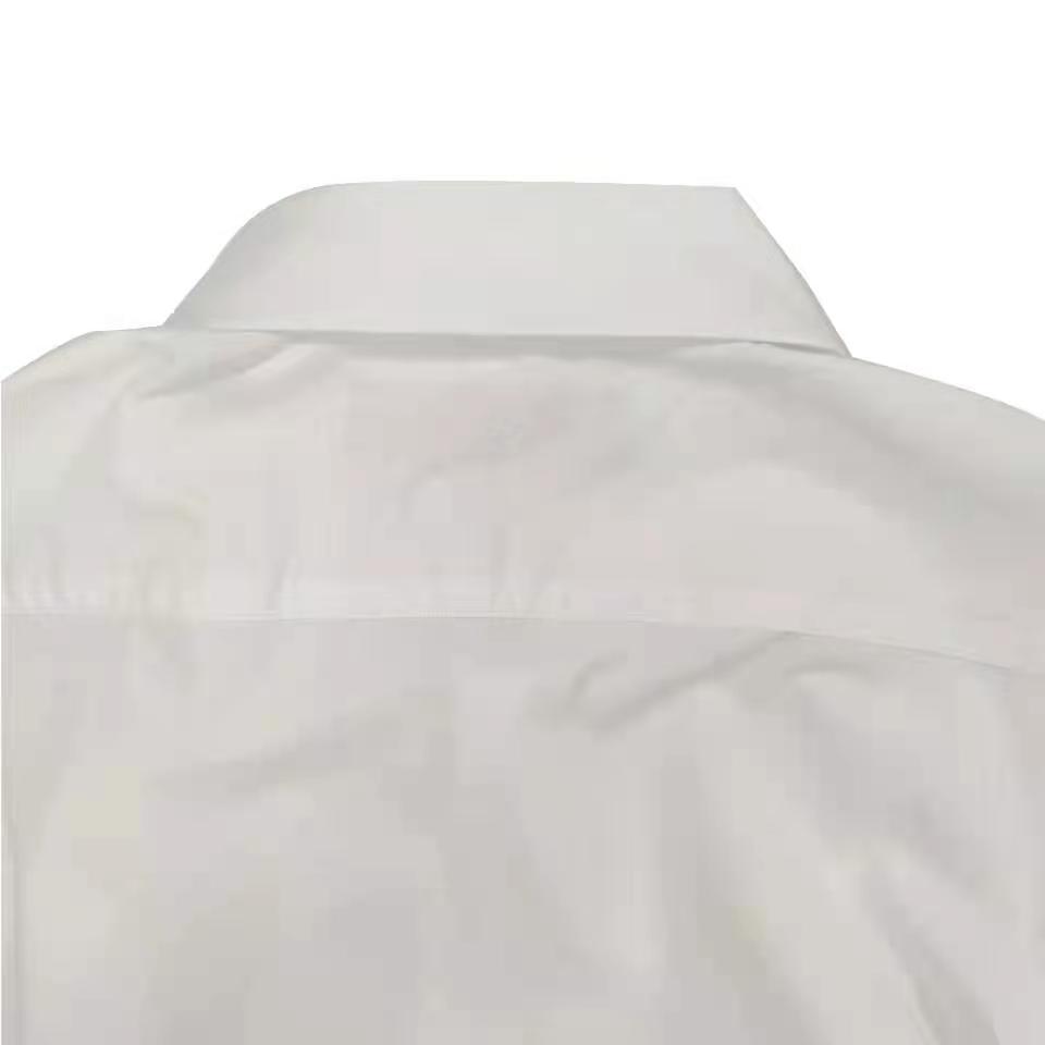 Louis Vuitton Women Multicolor Monogram Flowers Regular Shirt Cotton White