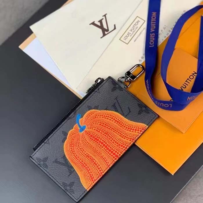 Louis Vuitton LV Unisex LV x YK Gaston Wearable Wallet Monogram Eclipse Reverse Coated Canvas