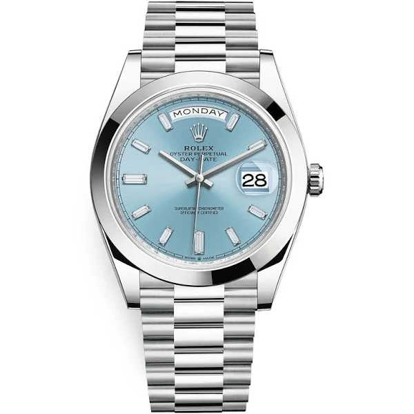 Rolex Day-Date 40 Platinum Watch 228206-0002
