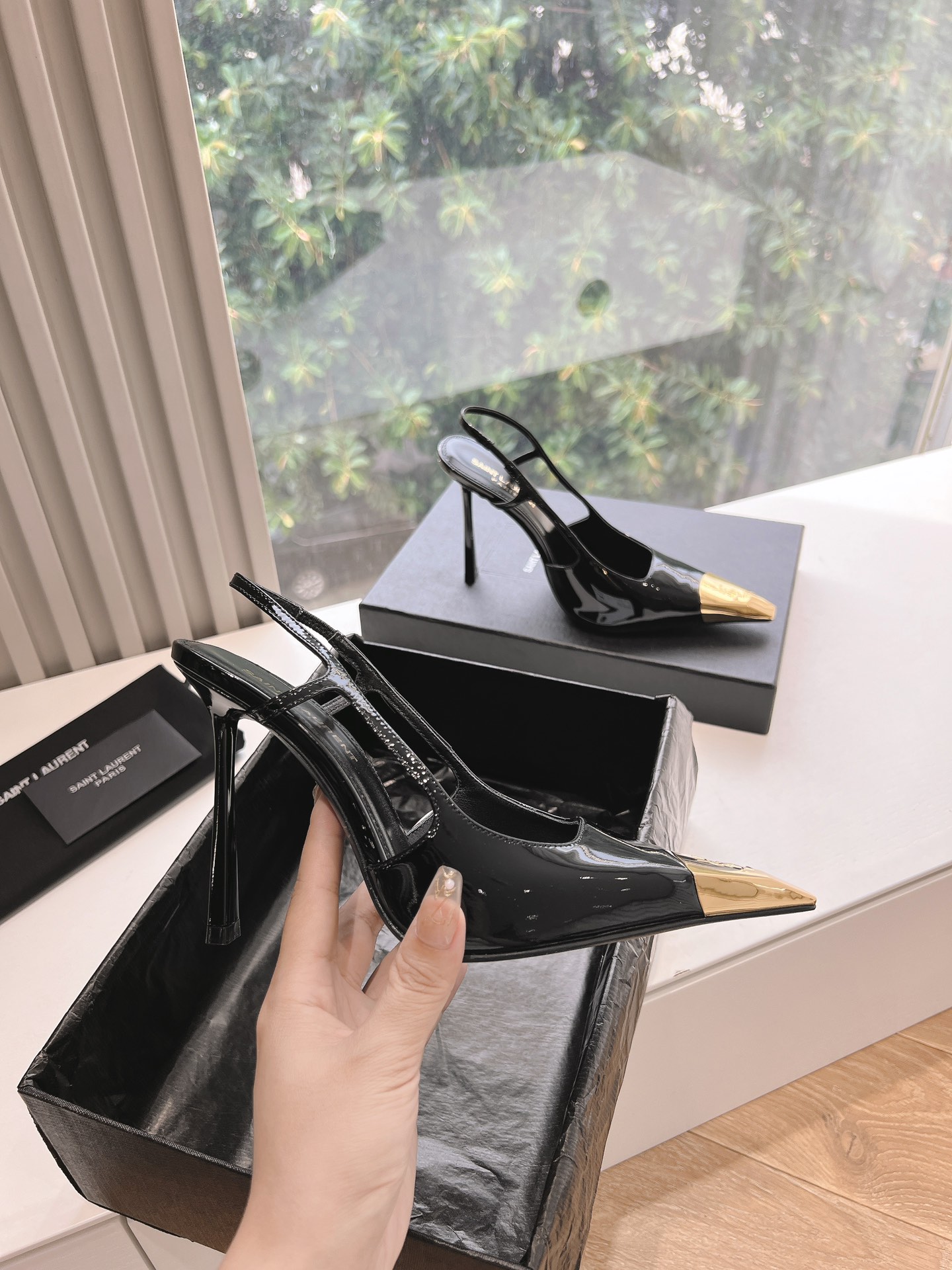 Lee metal buckle high heels 0424111502