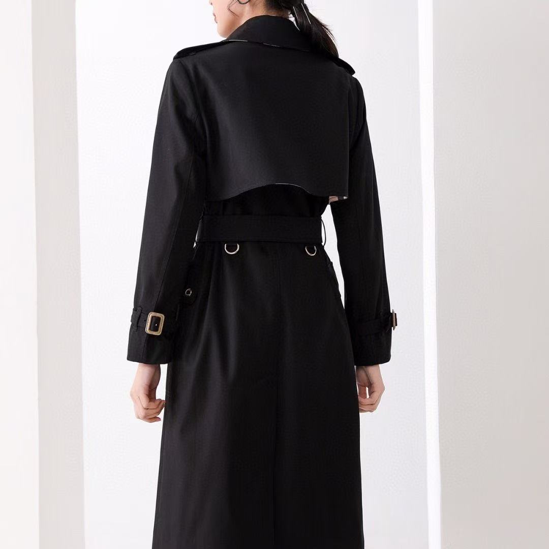 Long Check Collar Castleford Trench Coat PD0425080501