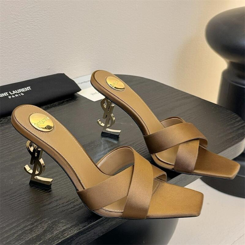 Opyum Mules In Satin Crepe 0425020502