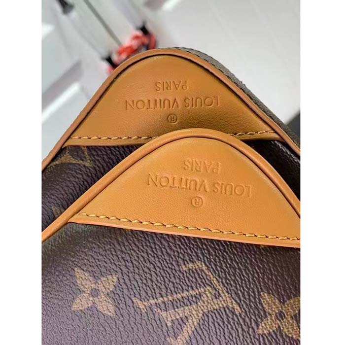 Louis Vuitton LV Unisex Trio Messenger Radiant Sun Monogram Macassar Coated Canvas