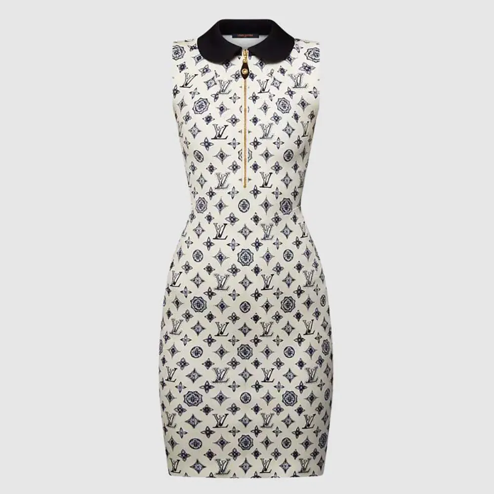 Louis Vuitton Women Monogram Fitted Dress 1AGPUJ