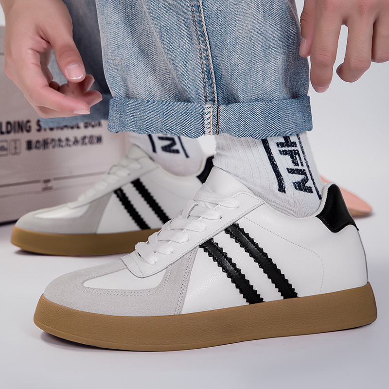 Men's Daily Casual Shoes Fashion Sports Sneakers Height Increase 8cm Plate Shoes