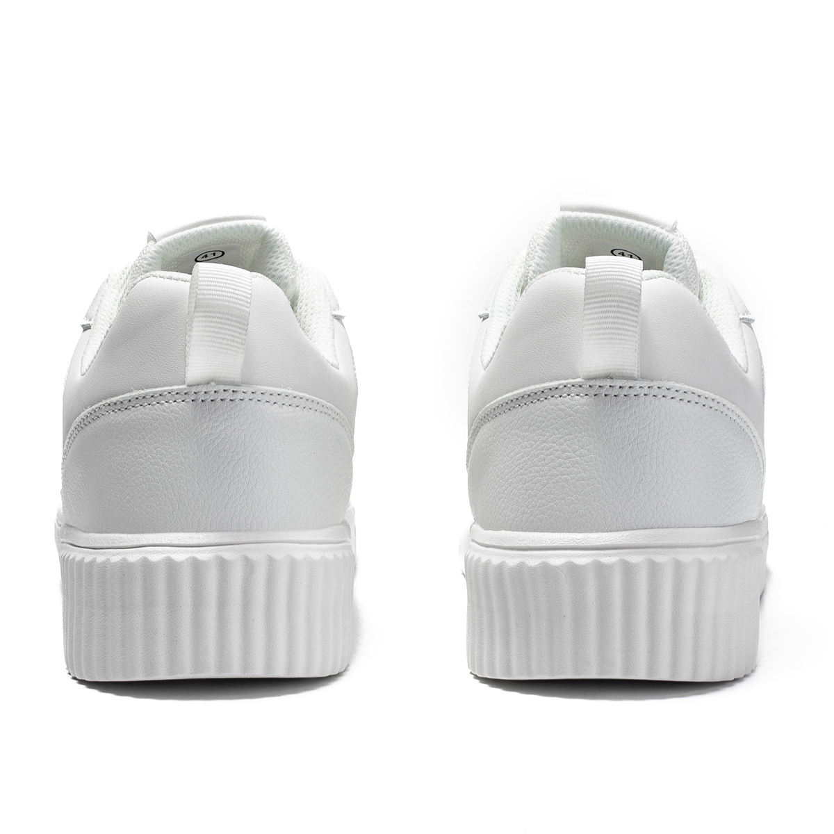 OEM Design Simple Trendy Men and Women Sport Casual Shoes High Quality Solid Color White Student Skate Shoes