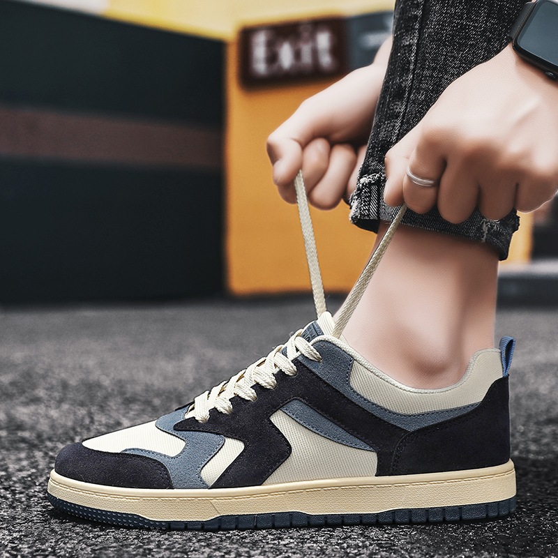 Hot Sale High Quality Daily Sport Casual Shoes Men Light Weight Anti-Slip Student Board Shoes