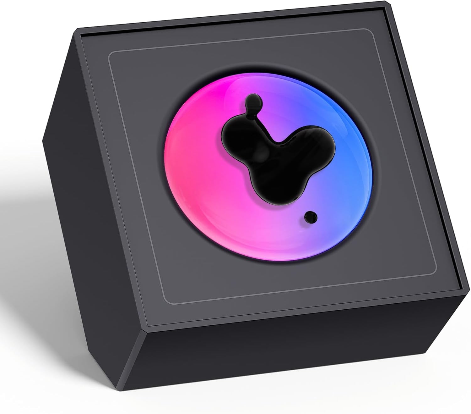 UNOHOUS Ferrofluid Music Visualizer, Ferrofluid Rhythm Music Lamp, RGB Light Ferrofluid Speaker Music Mate, Dancing Ferrofluid Sculptures for Desk,Office,Bedroom