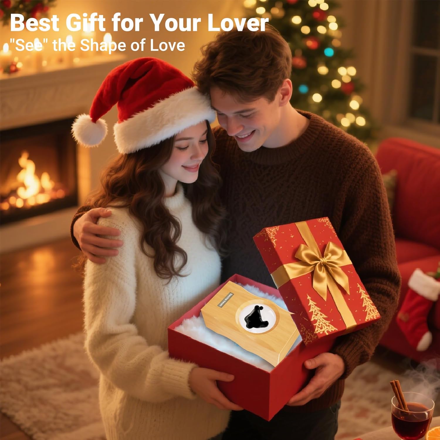 Alltripal Ferrofluid Sound Visualizer, Dancing Ferrofluid Speaker Music Mate, Audio Visualizer Desk Art with Lamp, Christmas for Friend - Desk, Bedroom & Office Display (No Speaker) (Car-Key)