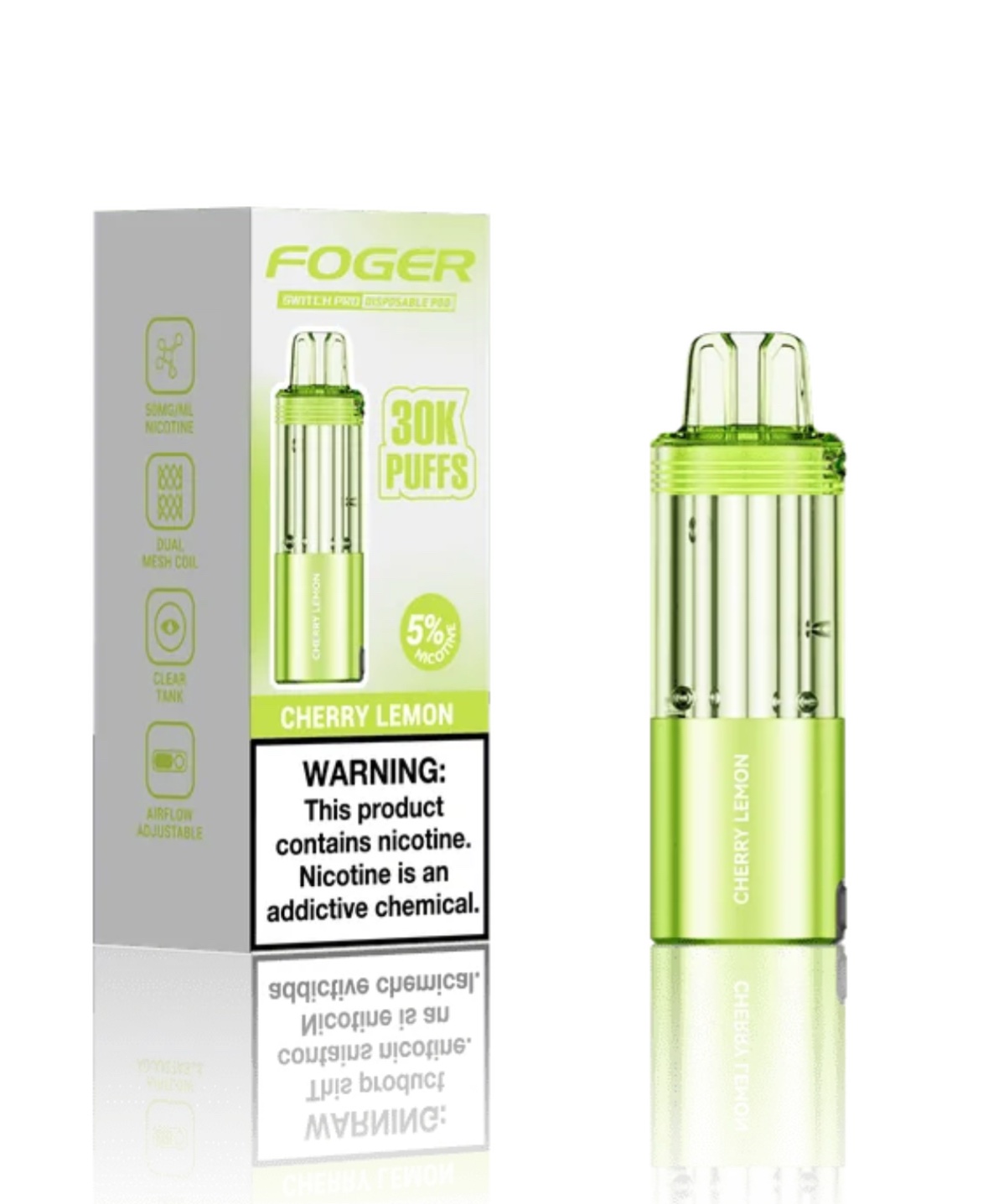 Foger Switch Pro Replacement Pod【 1 X Foger Switch Disposable Pod】