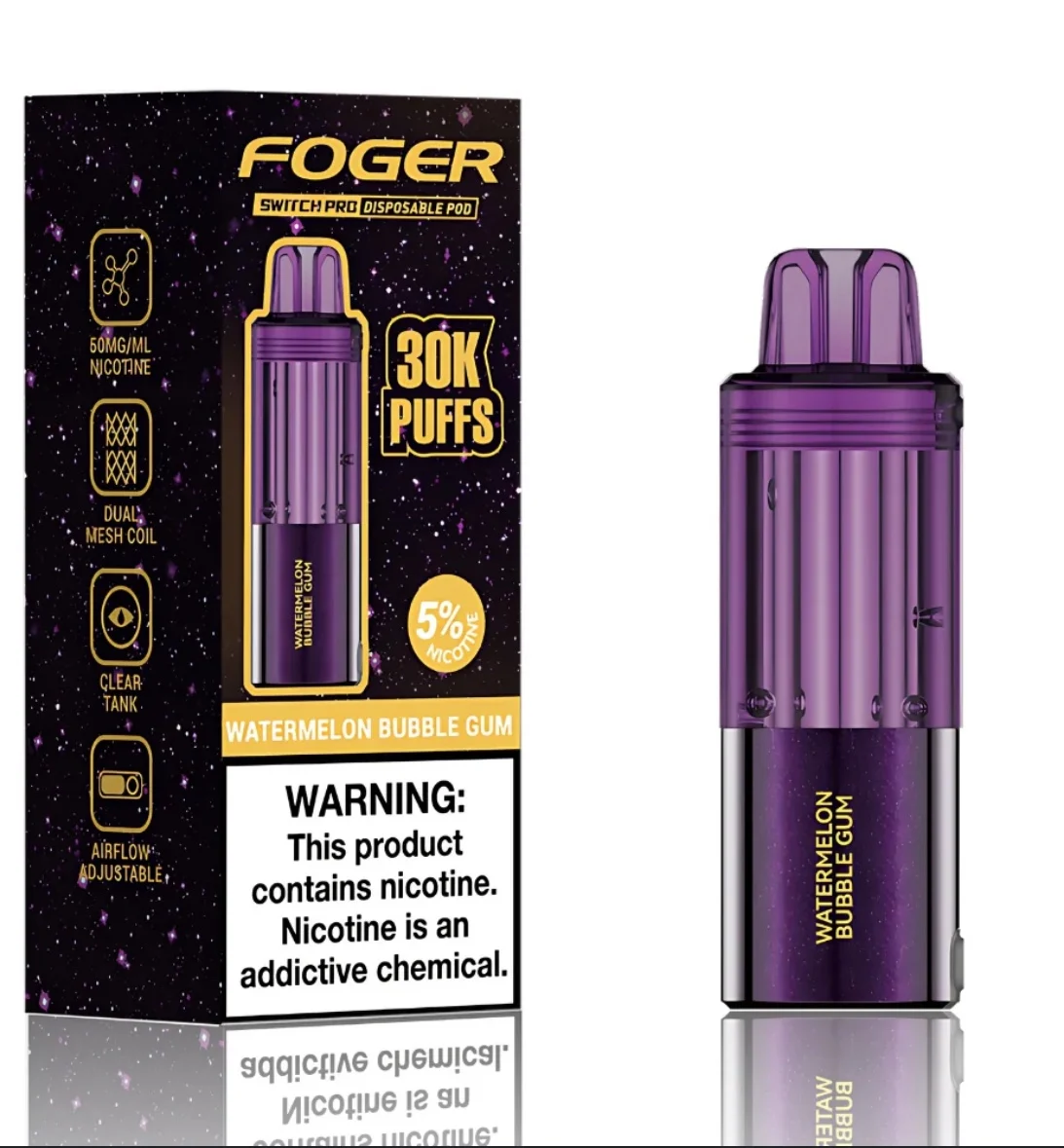 Foger Switch Pro Replacement Pod【 1 X Foger Switch Disposable Pod】