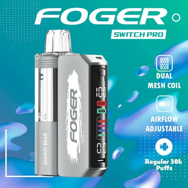 Foger Switch Pro Disposable Vape【1 X Foger Switch Pro Battery 1 X Foger Switch Disposable Pod】