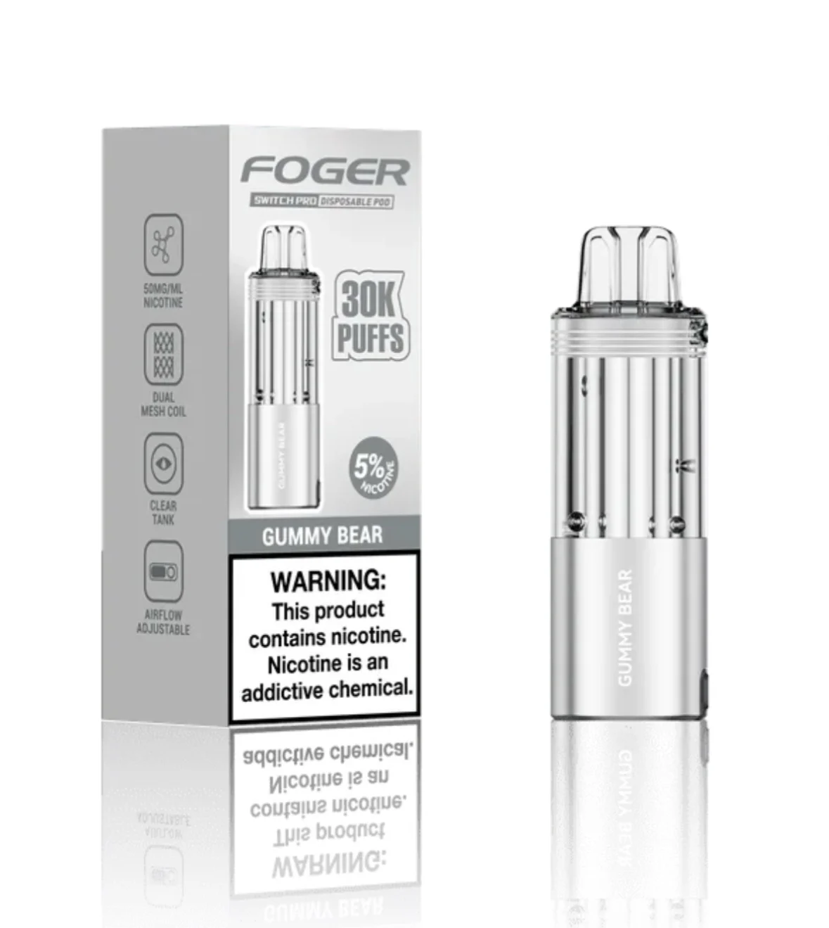 Foger Switch Pro Replacement Pod【 1 X Foger Switch Disposable Pod】