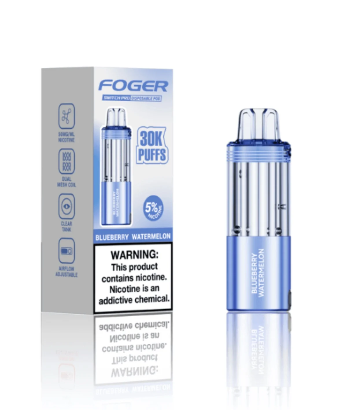 Foger Switch Pro Replacement Pod【 1 X Foger Switch Disposable Pod】