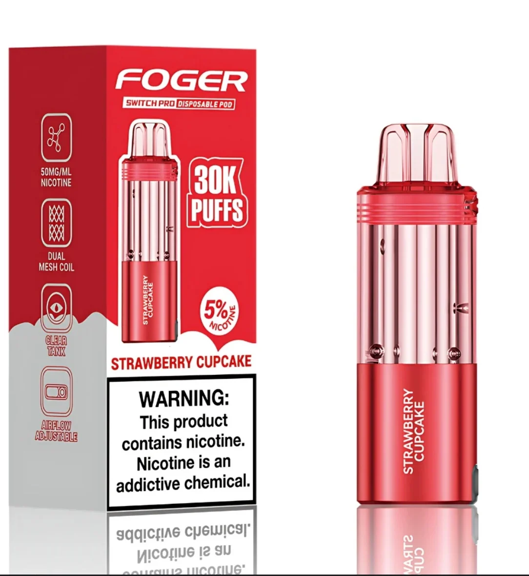 Foger Switch Pro Replacement Pod【 1 X Foger Switch Disposable Pod】