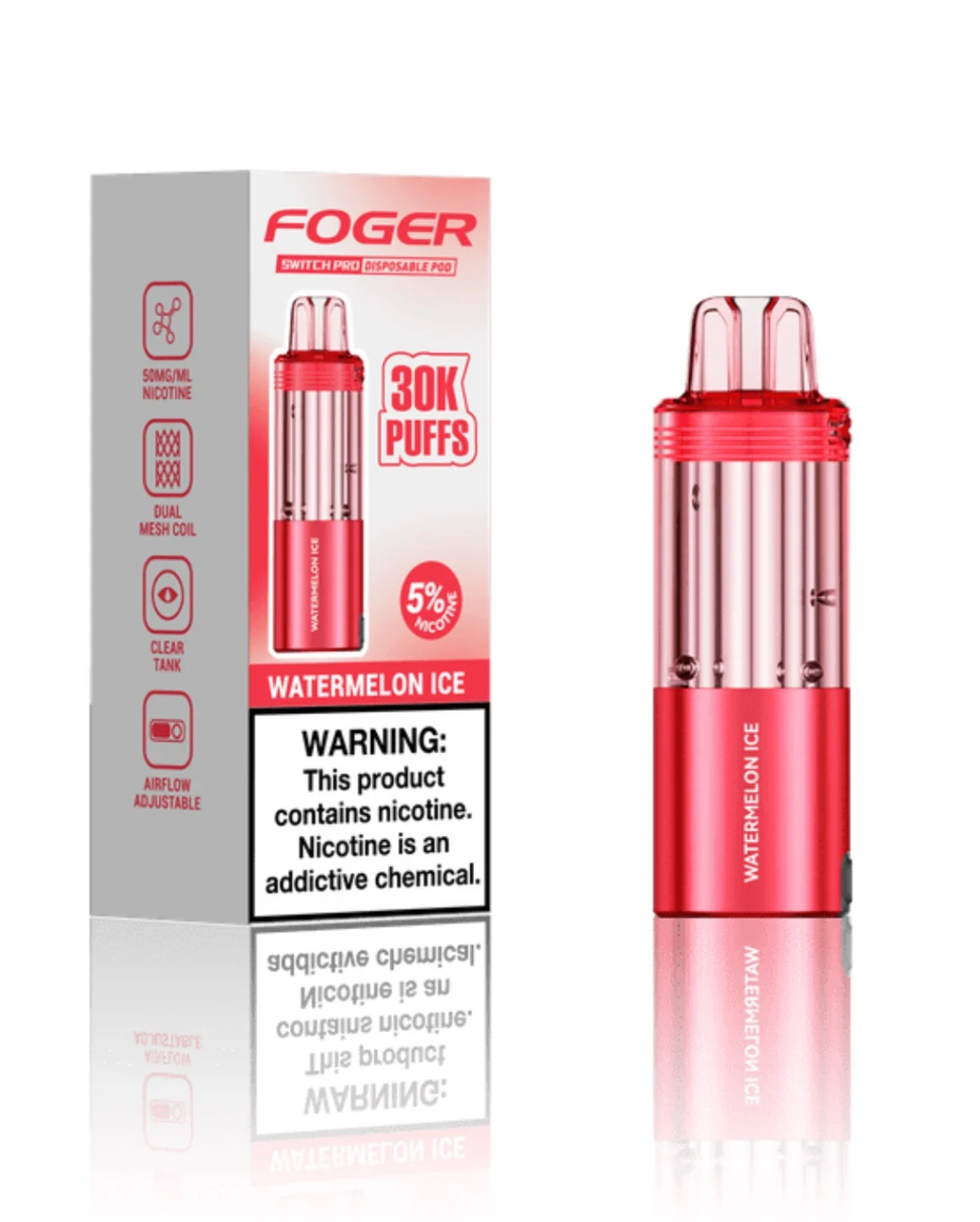 Foger Switch Pro Replacement Pod【 1 X Foger Switch Disposable Pod】
