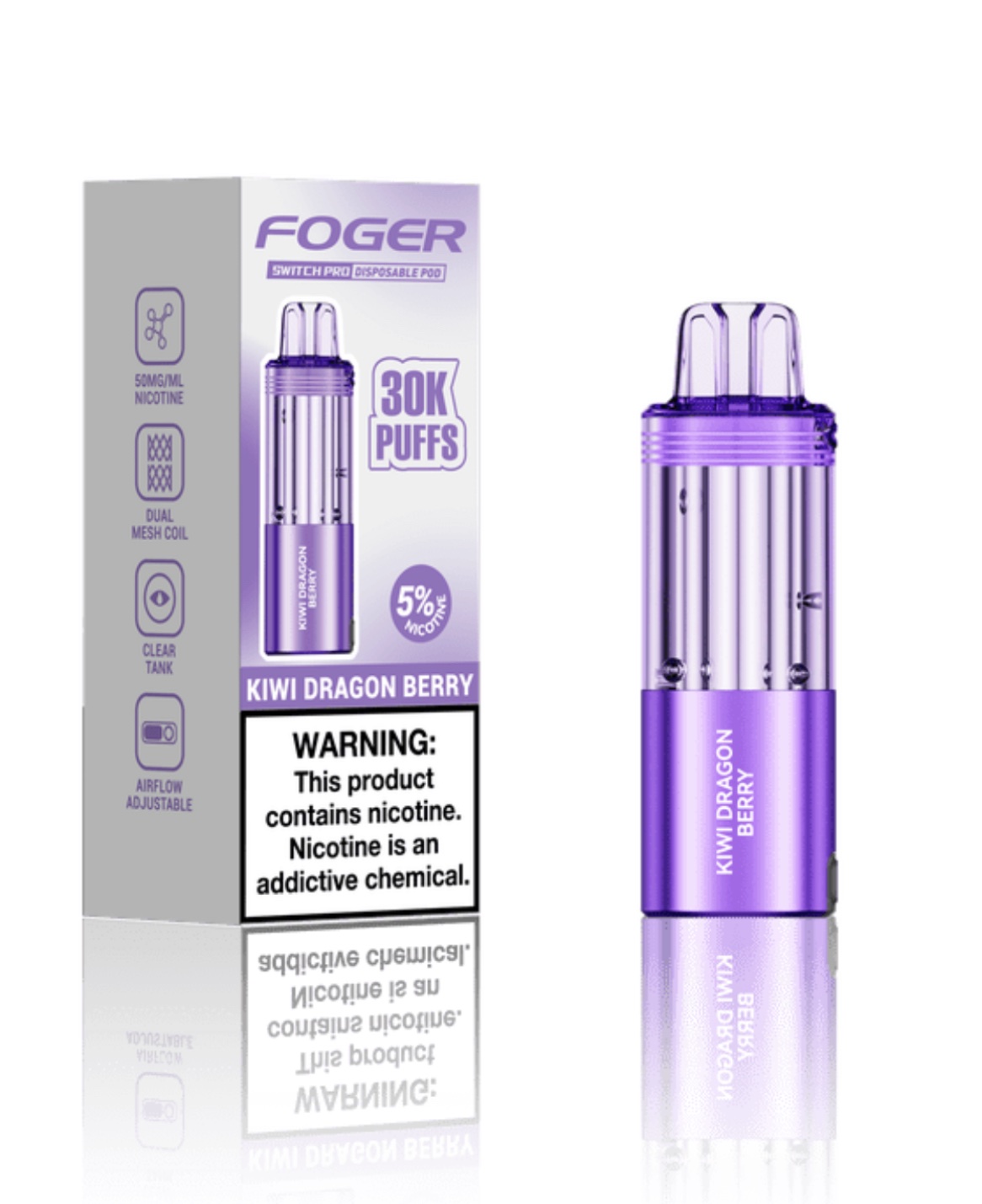 Foger Switch Pro Replacement Pod【 1 X Foger Switch Disposable Pod】