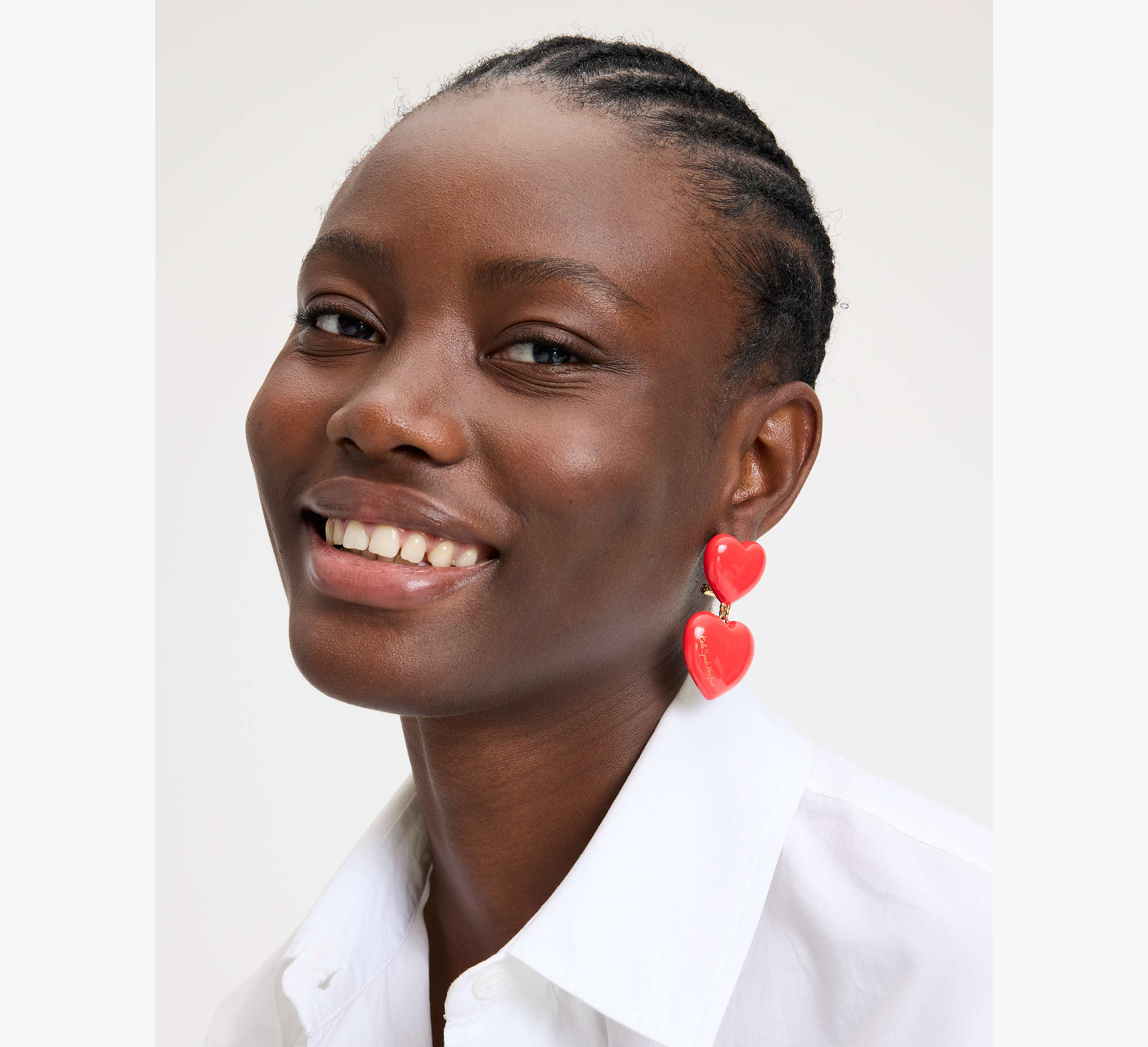 Heart You Double Drop Earrings