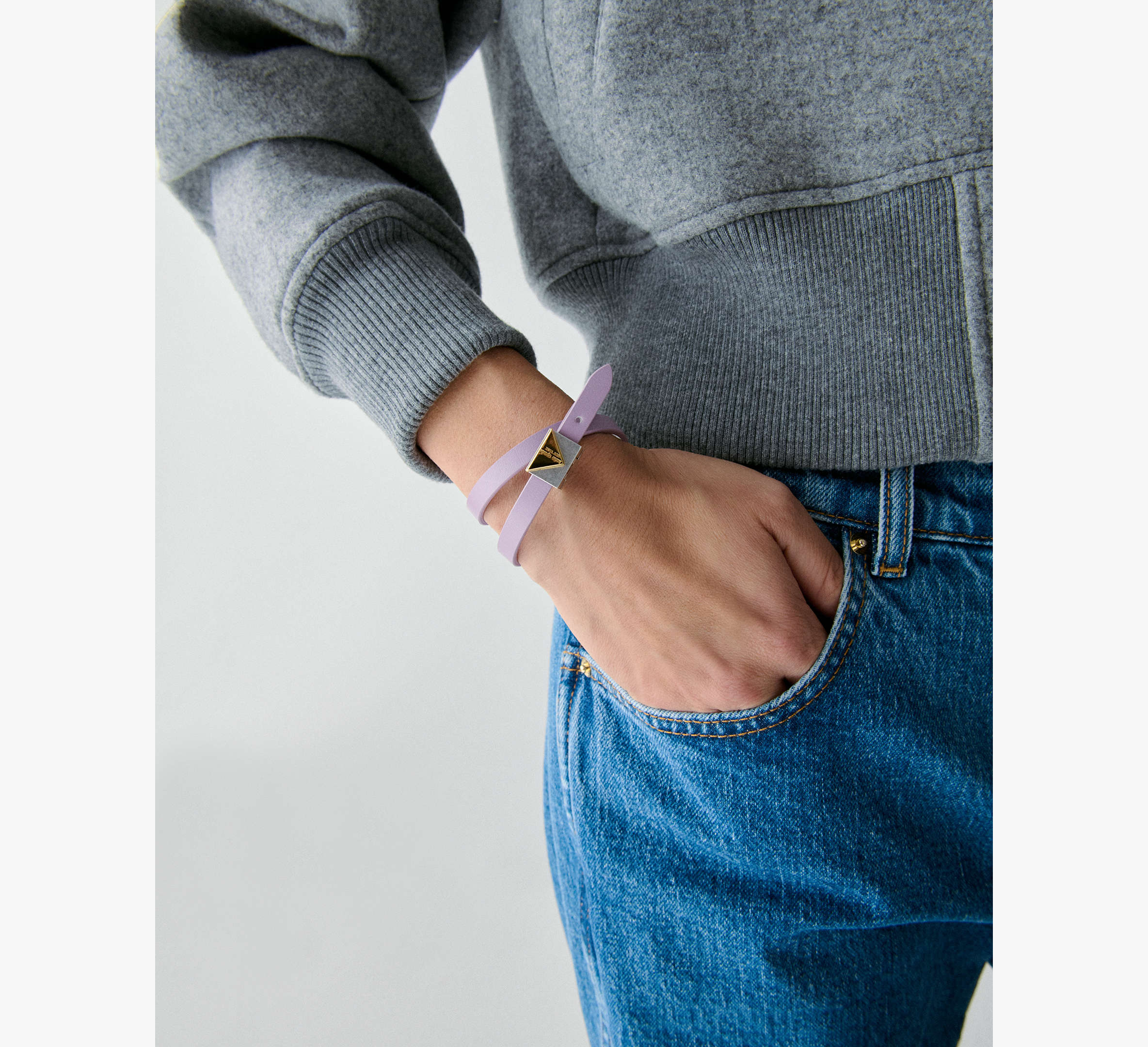 Deco Leather Wrap Bracelet