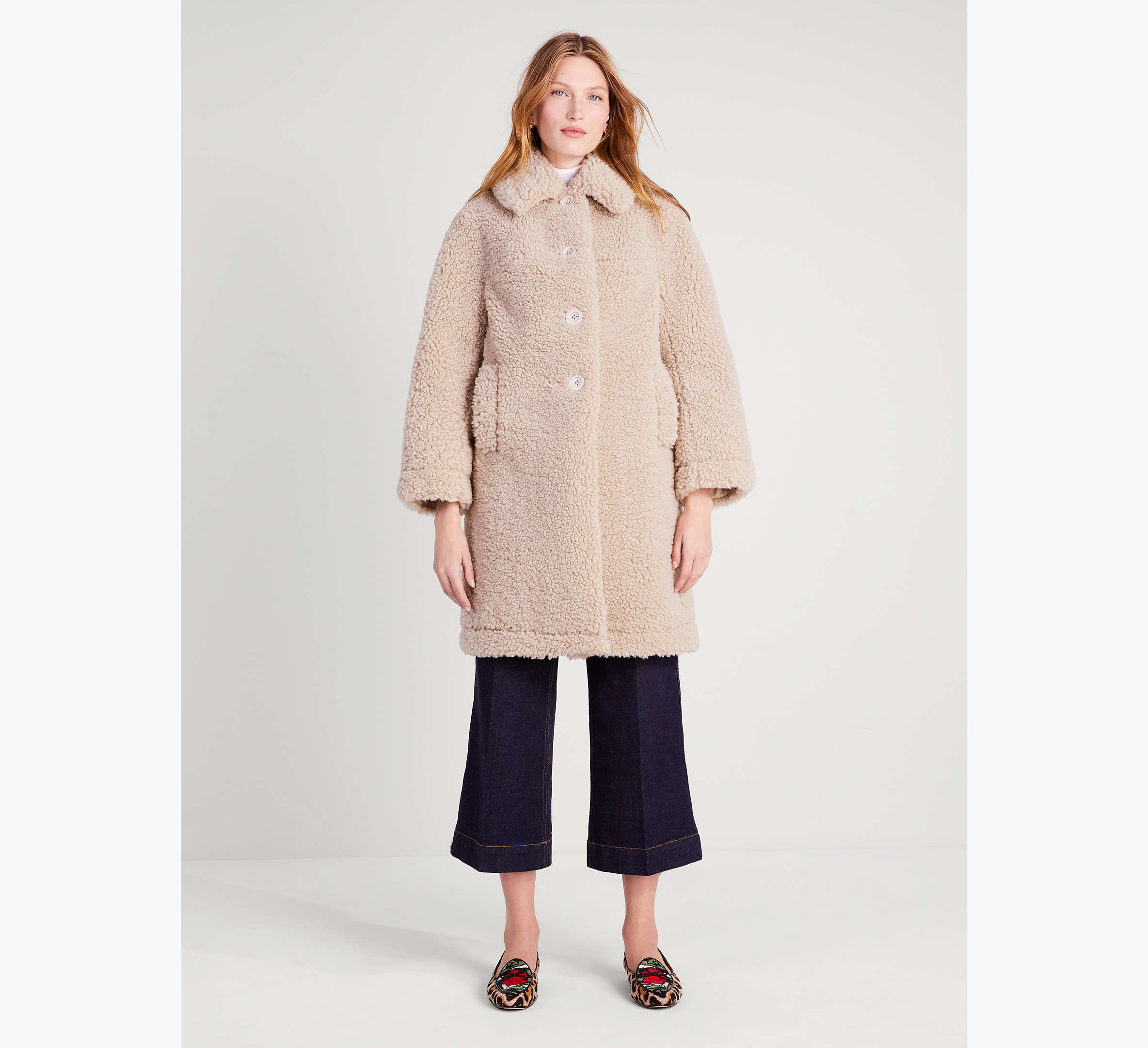 Faux Shearling Coat
