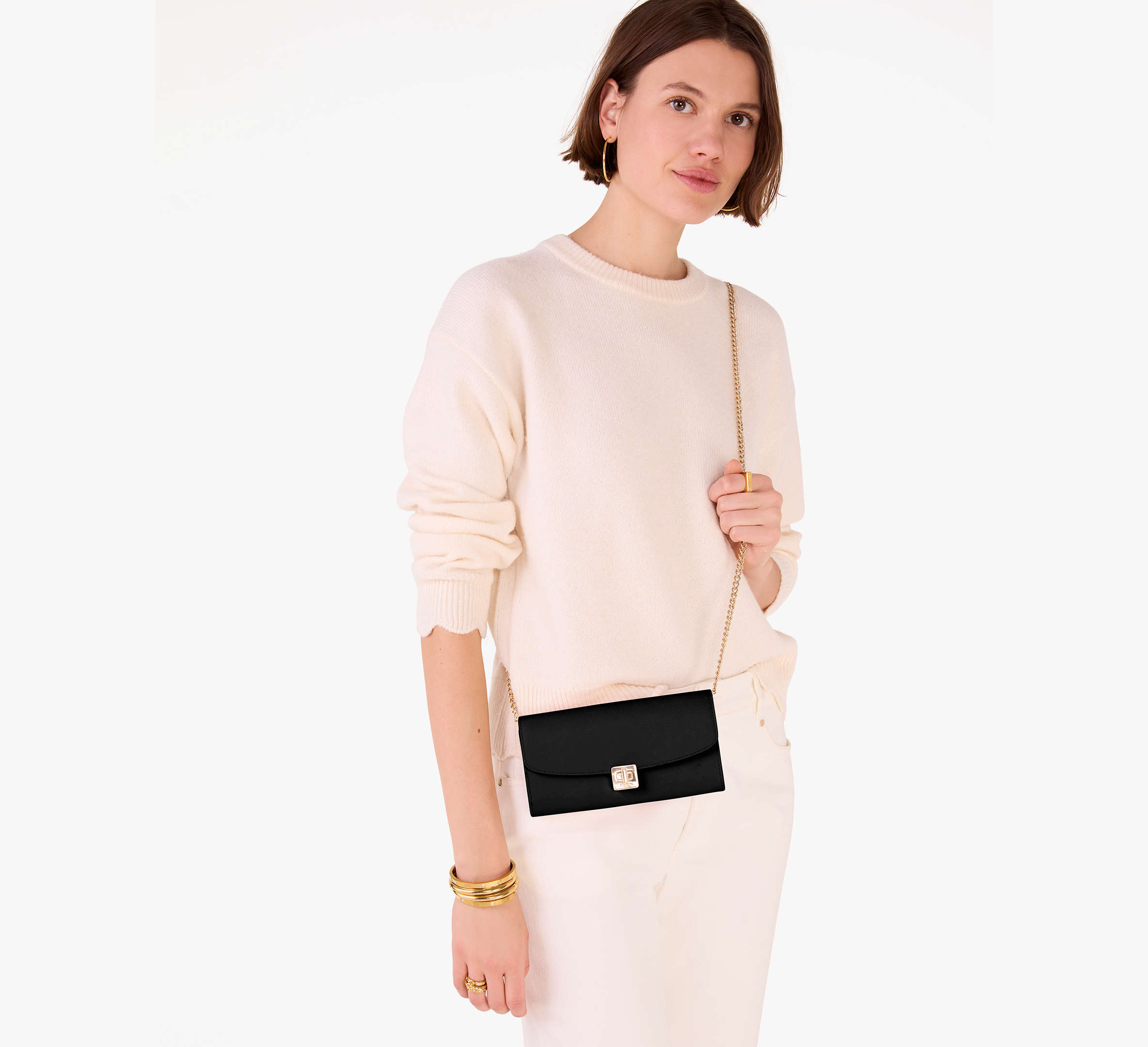 Phoebe Turnlock Mini Crossbody