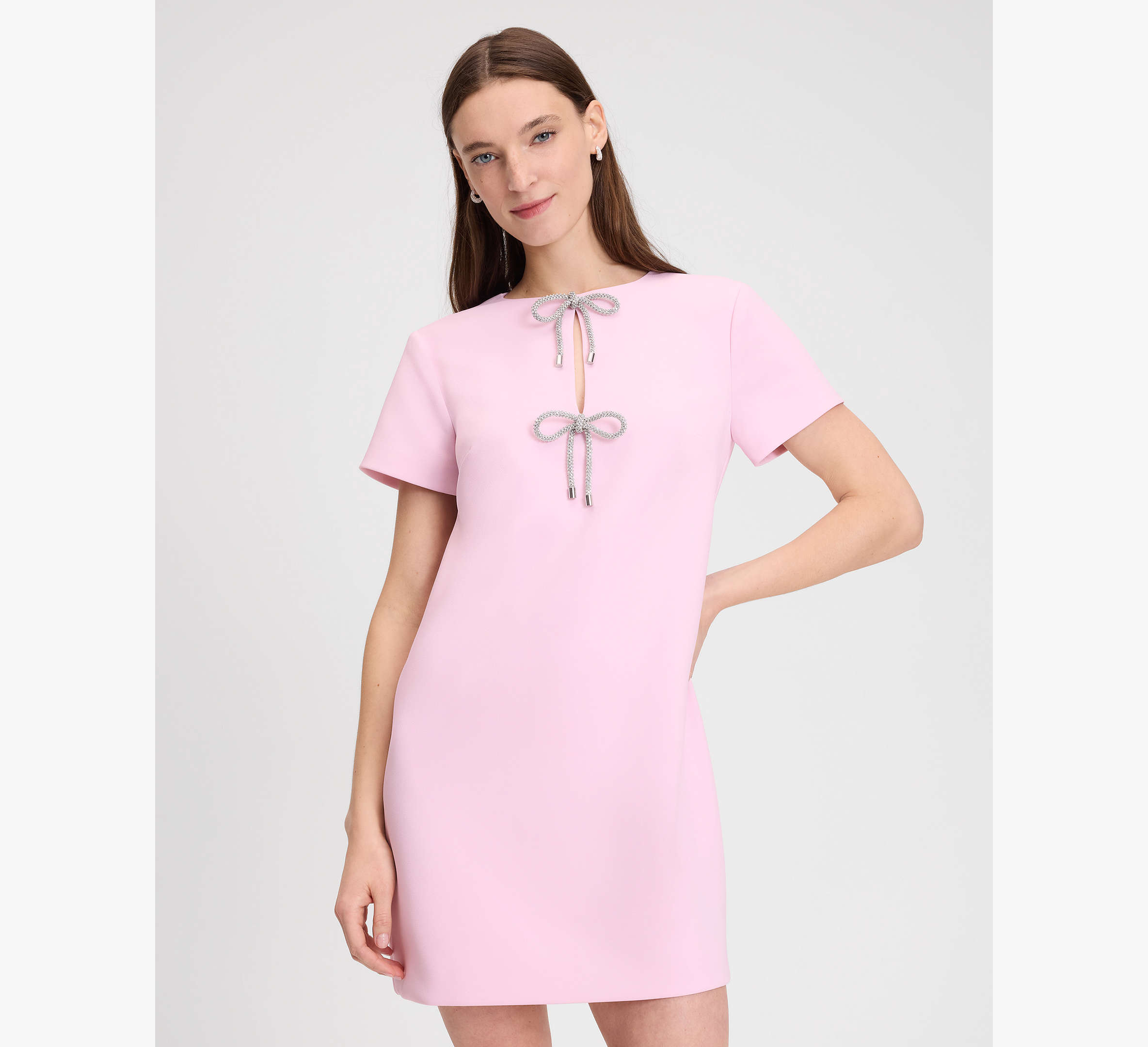 Rhinestone Bow Dress