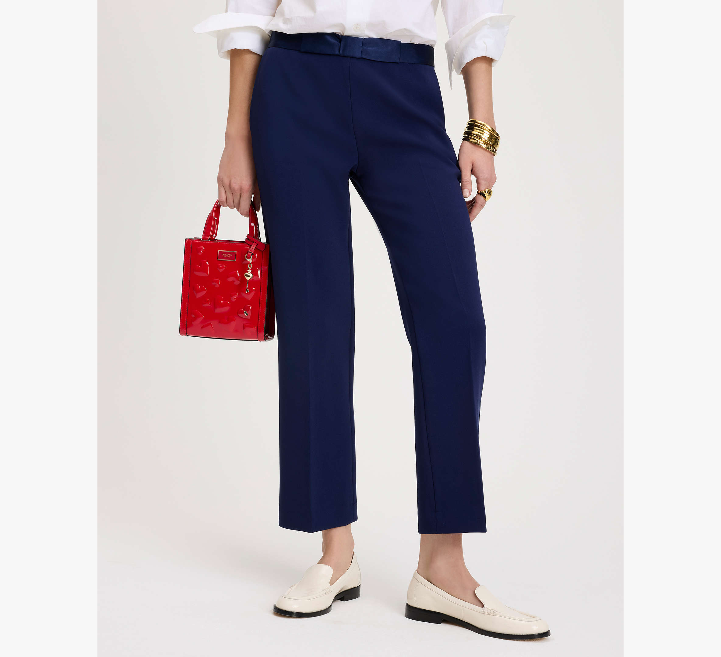 Straight Leg Bow Pants