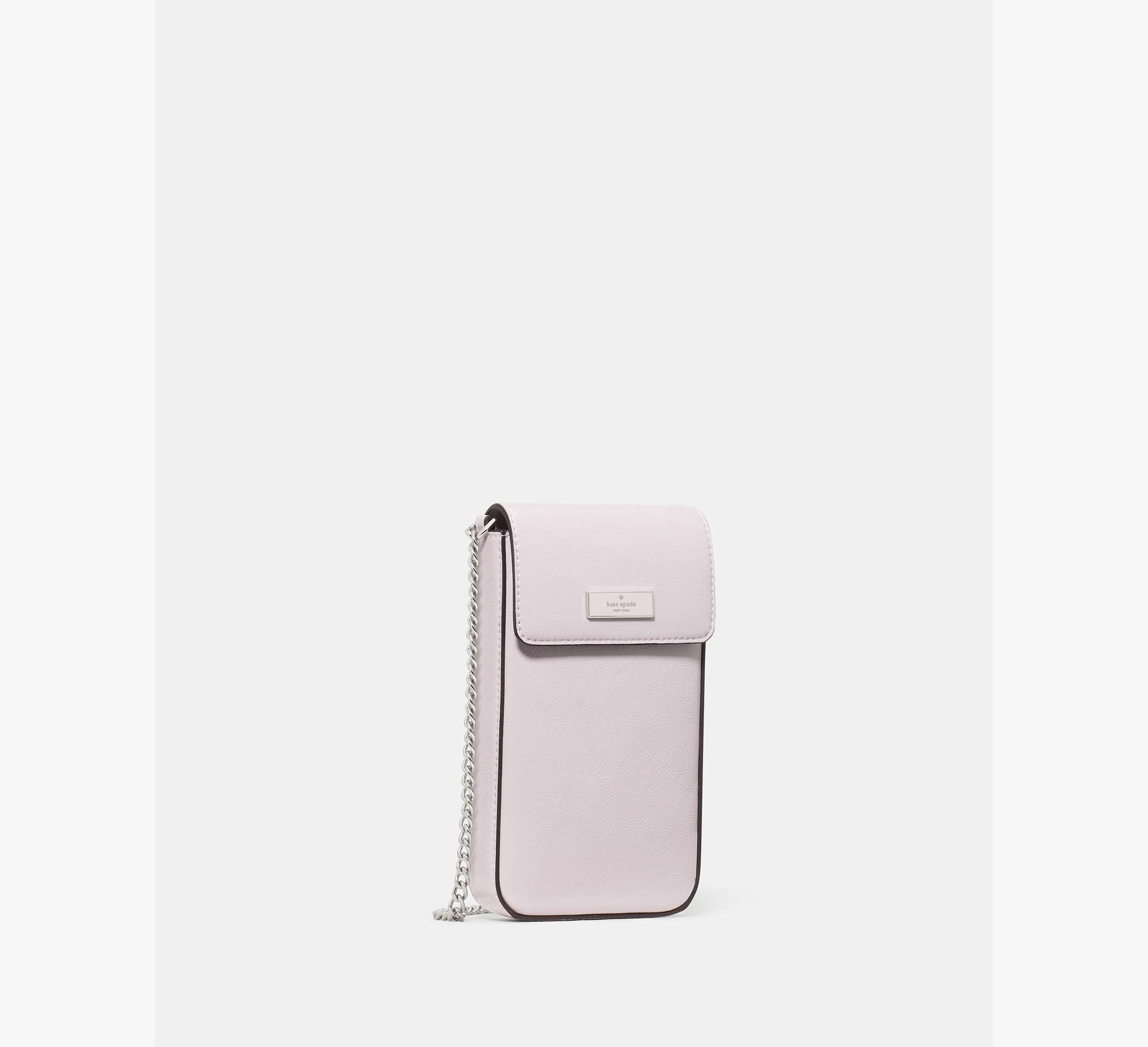 Bridget Crinkle Patent Phone Crossbody