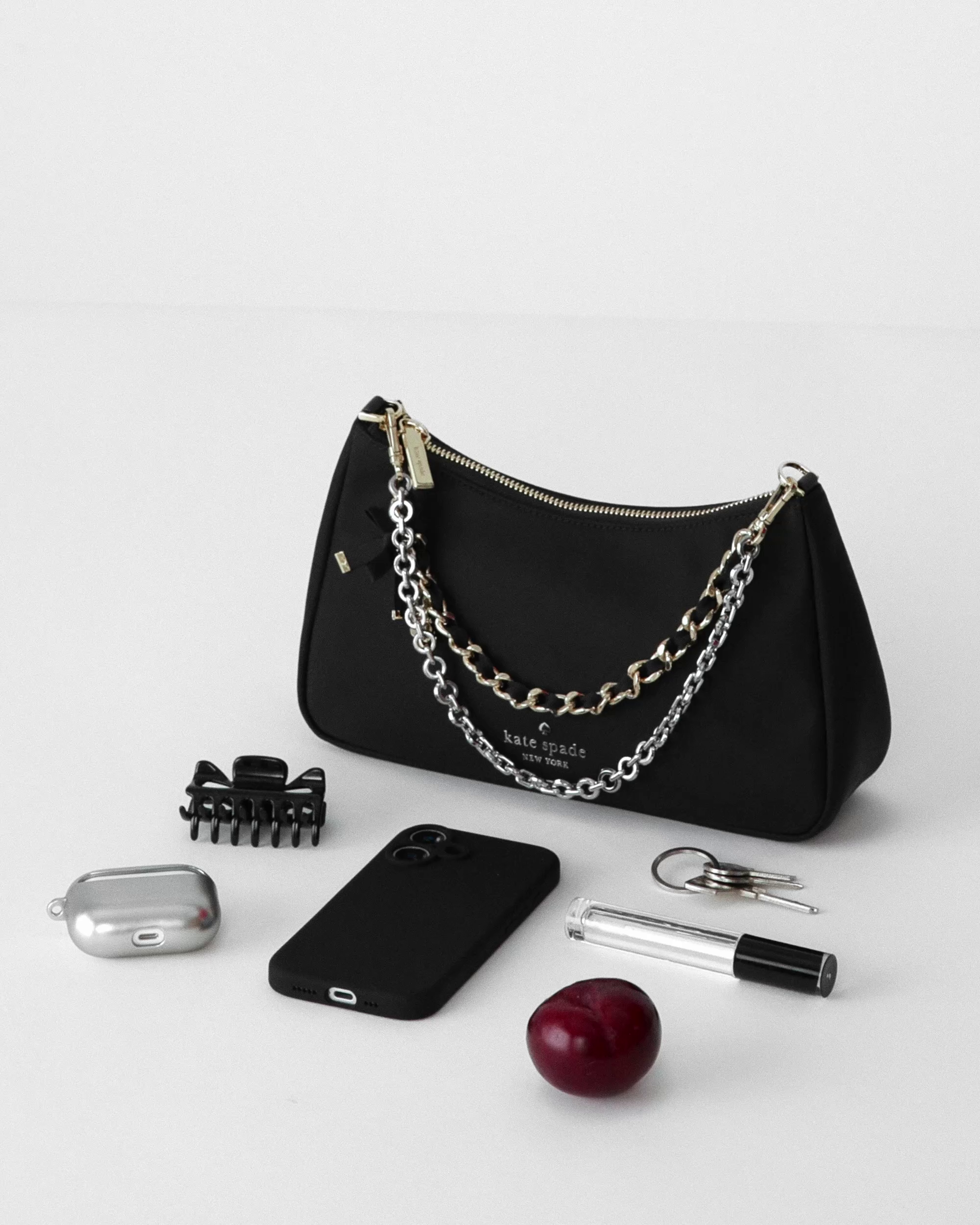 Kate Spade Margot Textured Patent Leather Convertible Crossbody